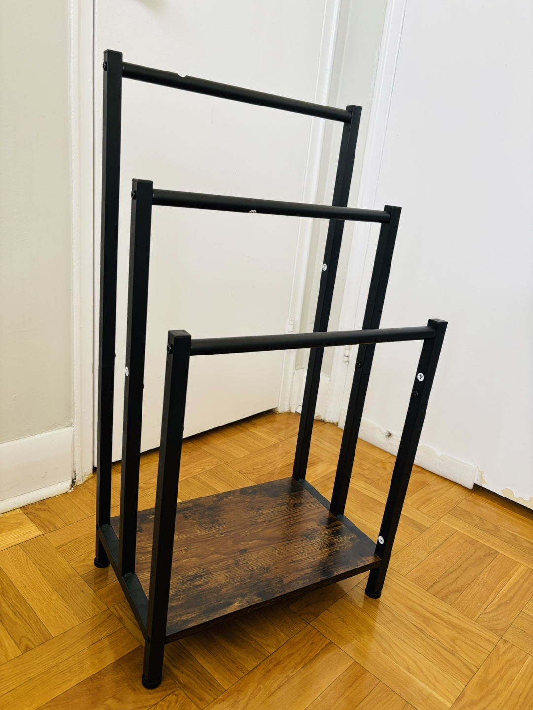 Towel Rack Stand | Small 3-tier Freestanding Rack - photo 2