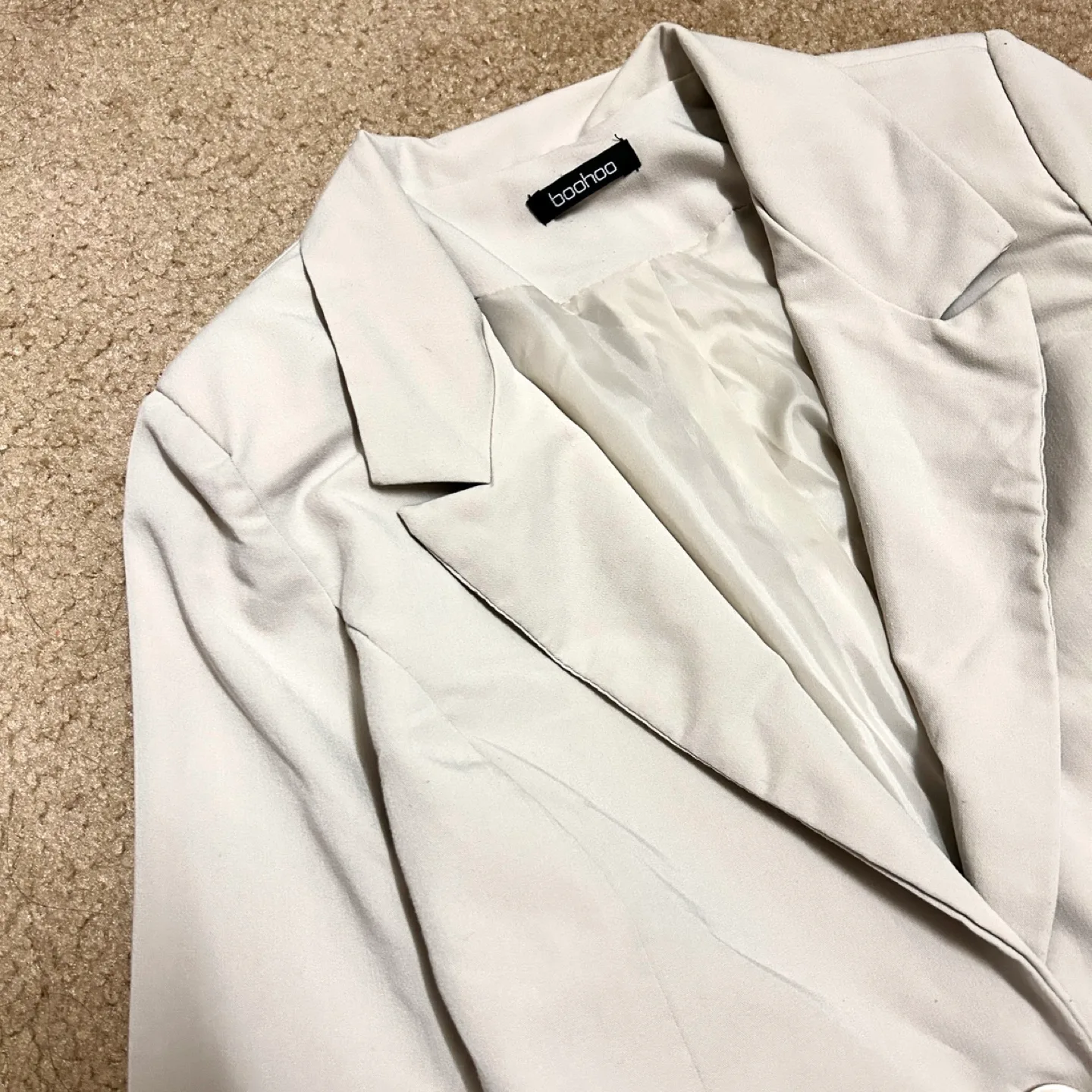 Cream Blazer with Stripe Cuffs image indicator(5)