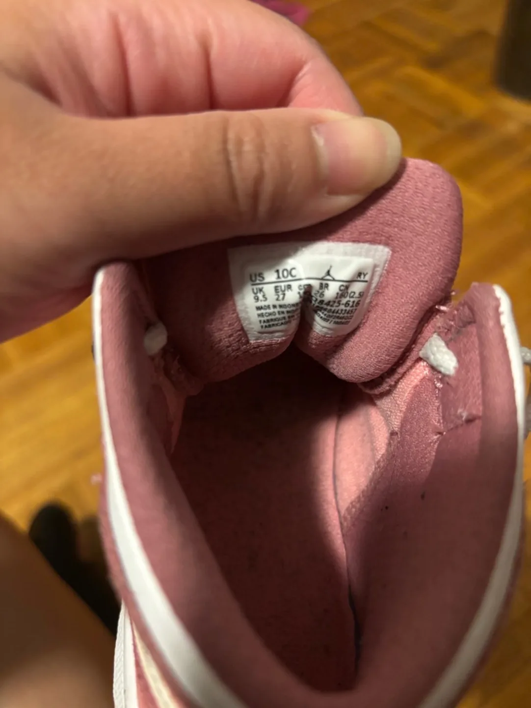 Nike Jordan 1 Mid Toddler 10C Sneakers image indicator(5)