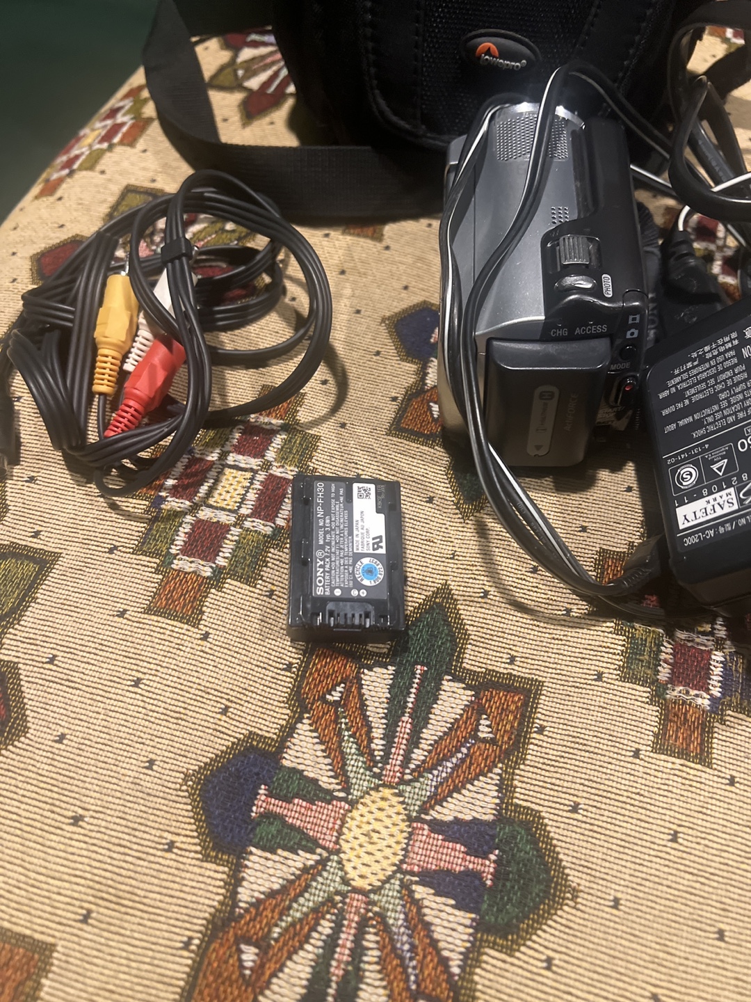 Sony Handheld Camcorder with Accessories