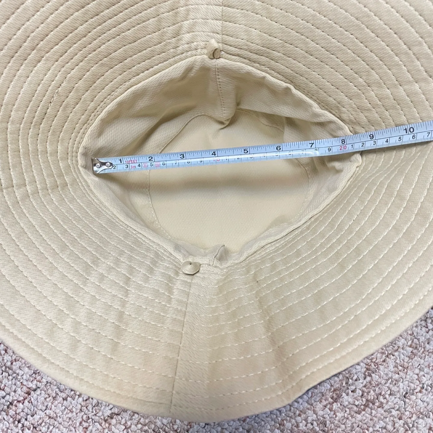 🧡Reversible Black /Tan Bucket Hat Detachable Straps image indicator(6)