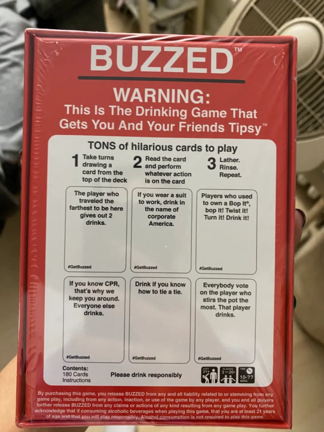 Buzzed First Expansion Pack Drinking Game image indicator(2)