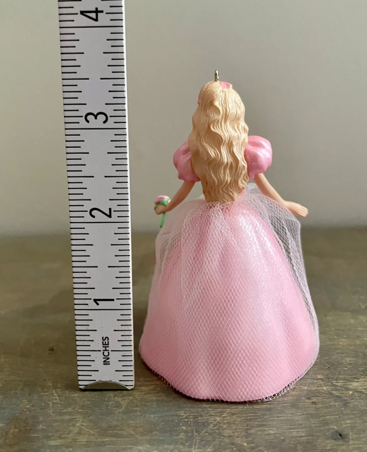 1996 Hallmark SPRINGTIME BARBIE Keepsake Christmas Ornament image indicator(3)