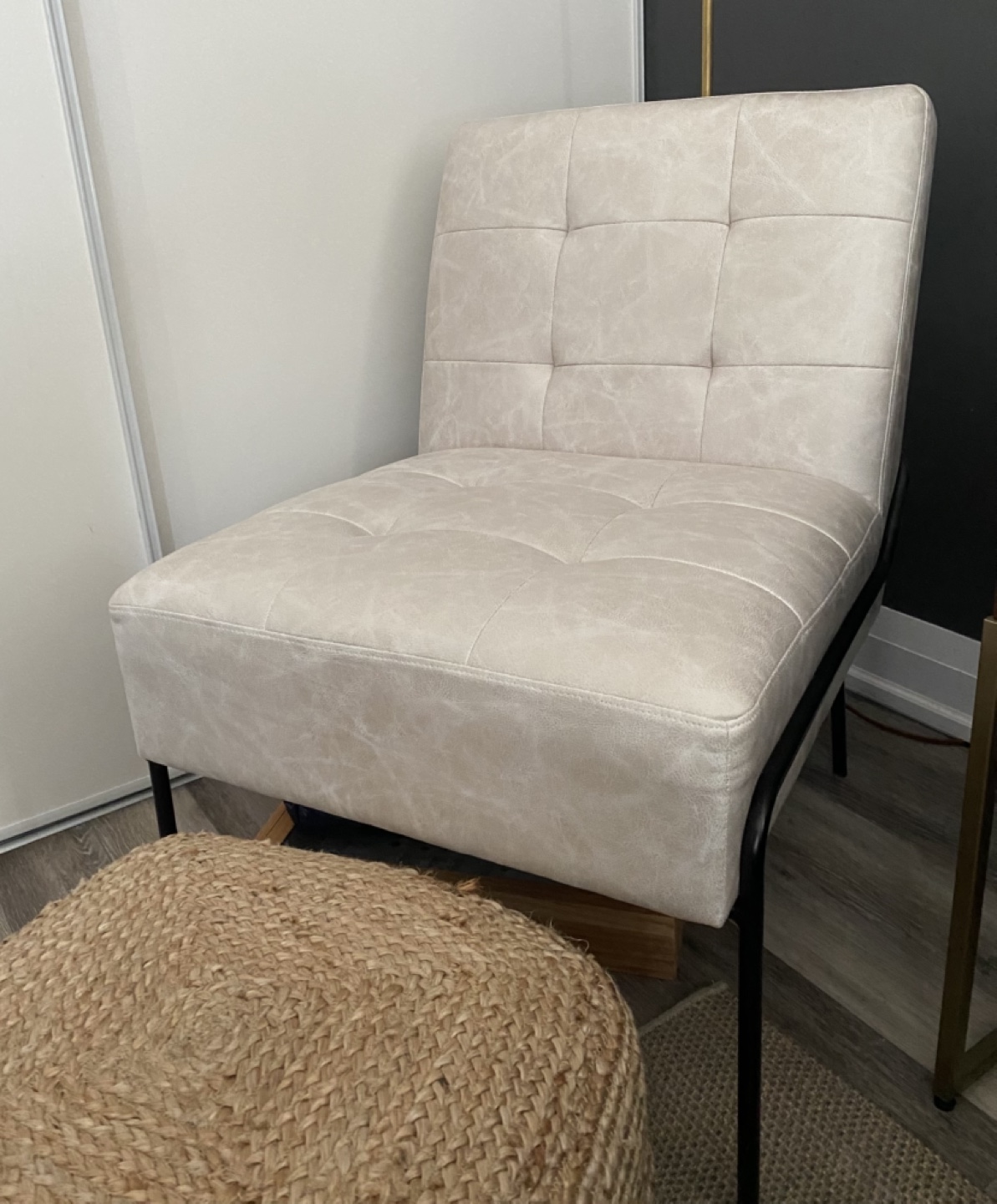 Armless Accent Chair