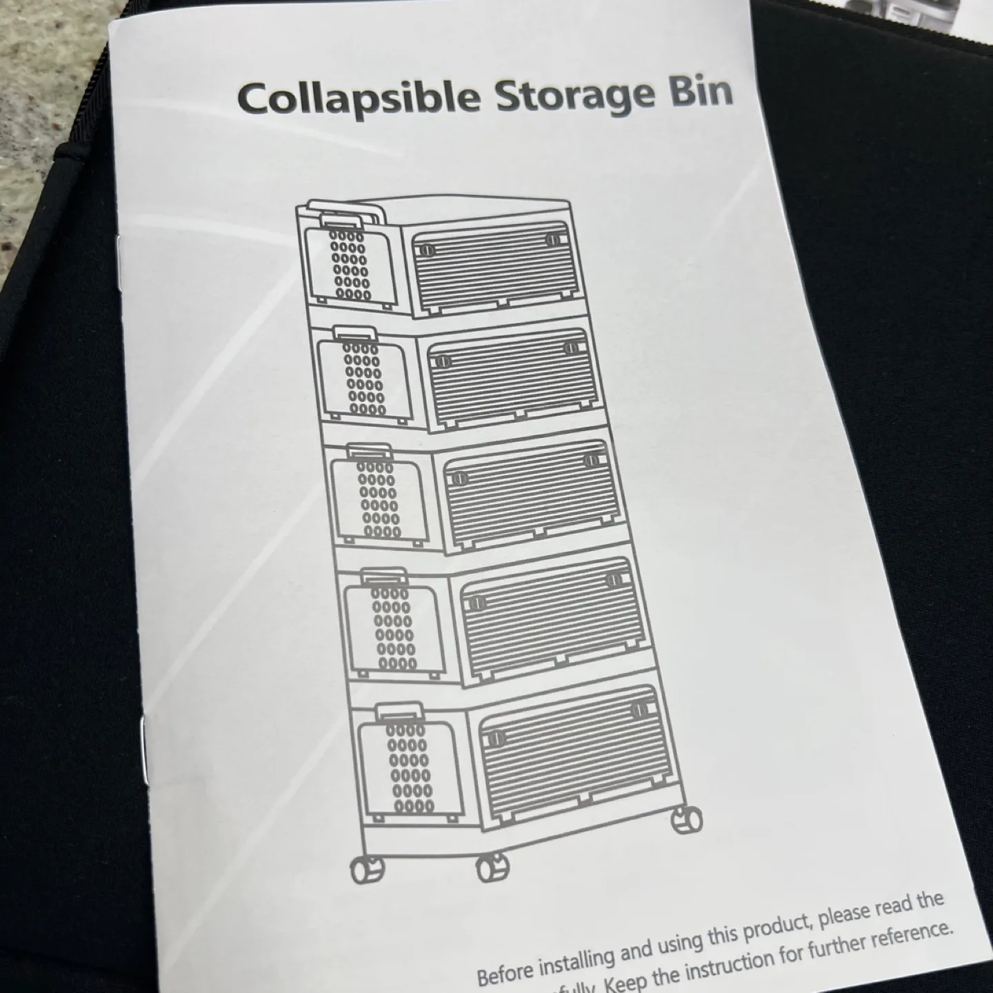 Stackable Storage Bin with Lid image indicator(5)