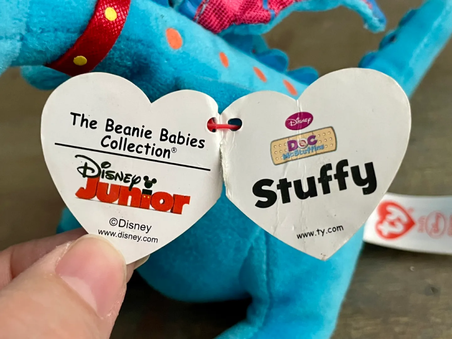 TY Disney Doc McStuffins Stuffy Dragon Plush Toy image indicator(4)