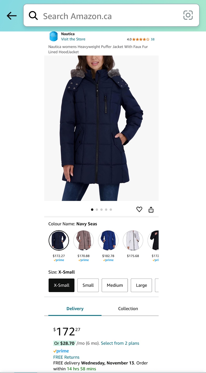 Nautica Women's Heavyweight Puffer jacket - photo 5