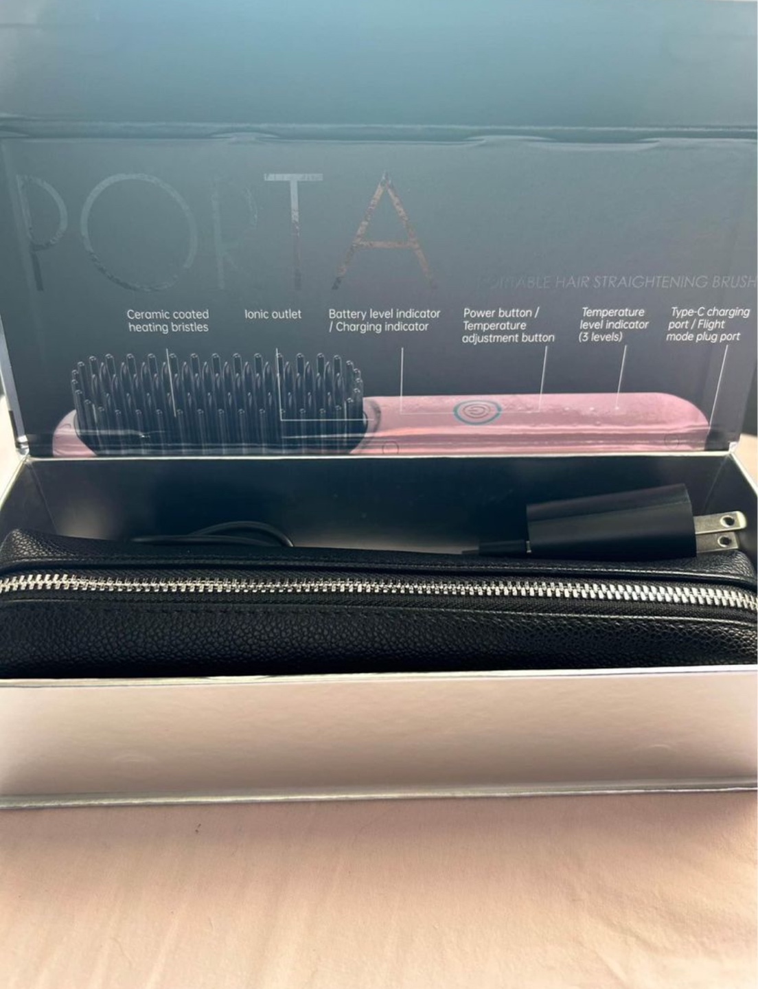 Tymo Porta Hair Straightening Brush - photo 3