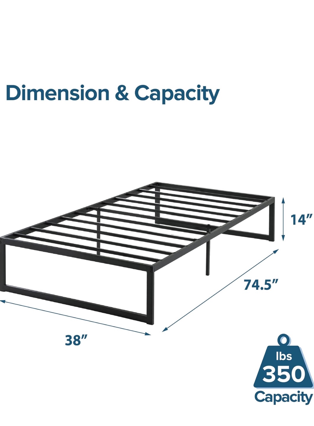 Metal Bed Frame - photo 2