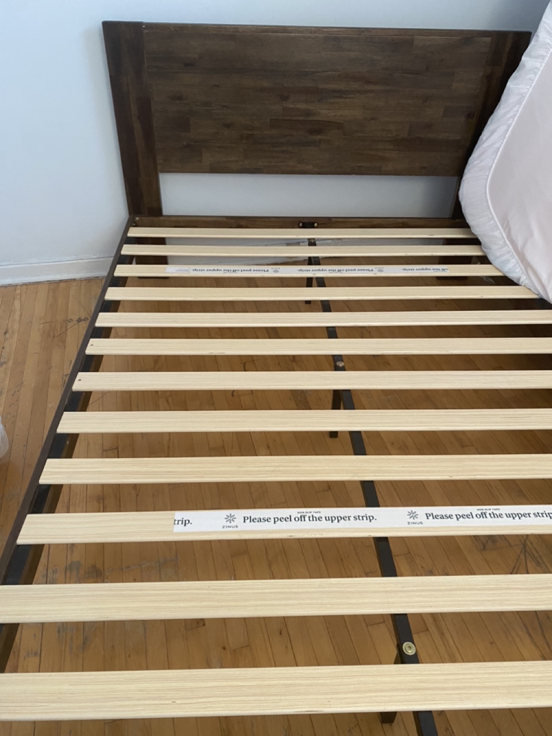 Queen Size Bed Frame with Headboard solid wood