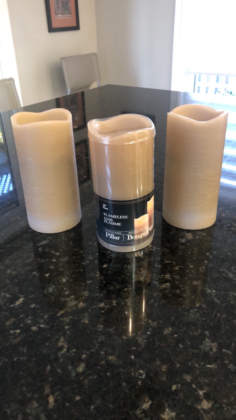 Set of 3 Flameless Candles