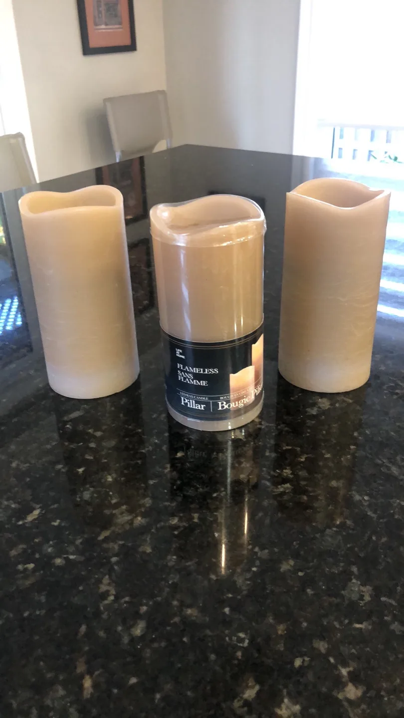 Set of 3 Flameless Candles thumbnail