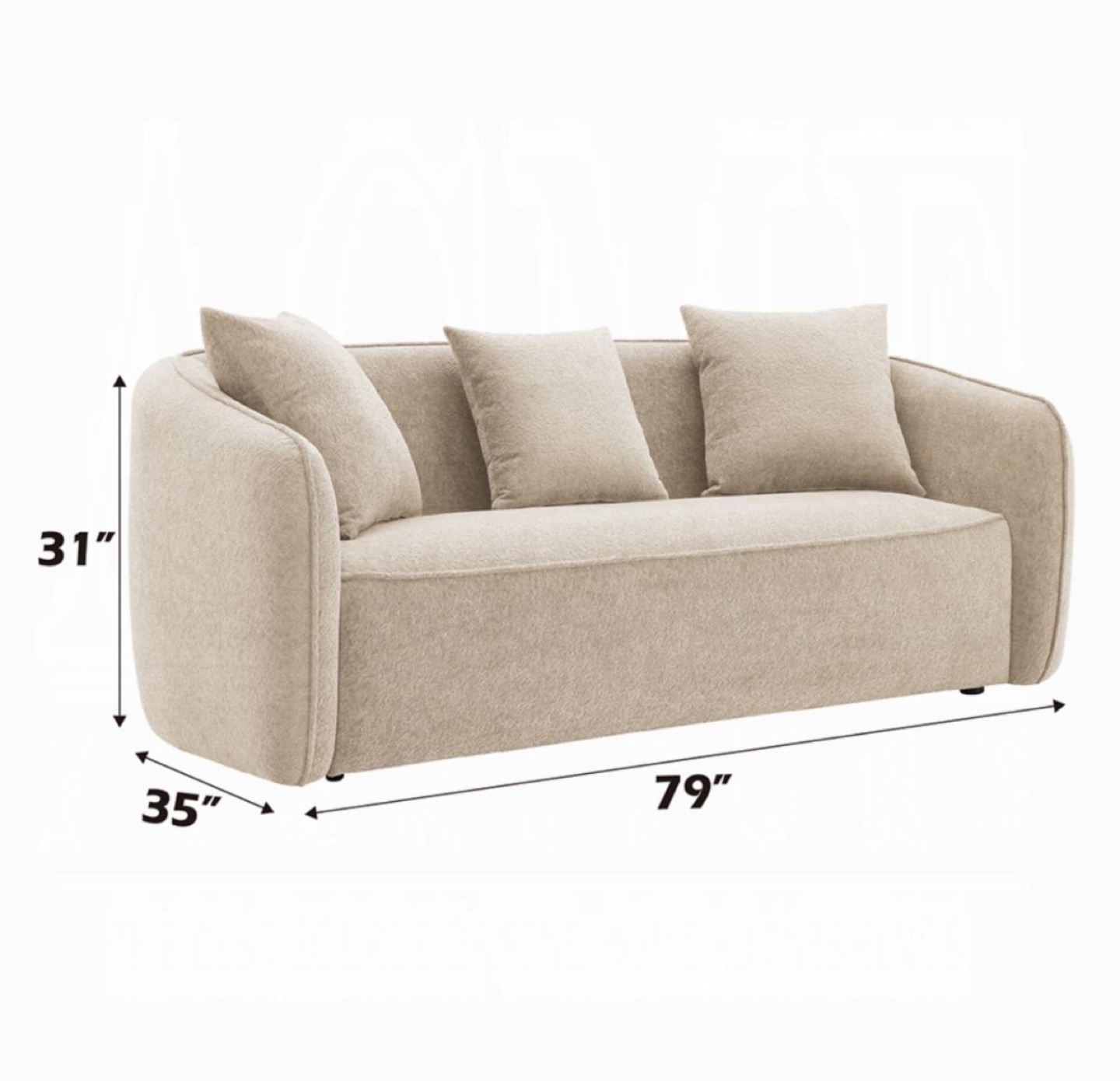 Brand new sofa and love seat in chenelle fabric