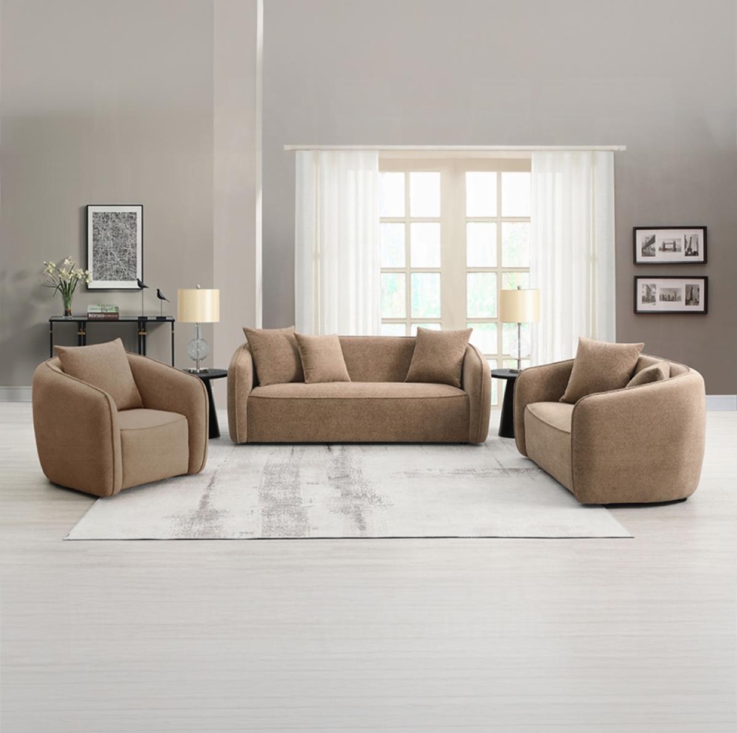 Brand new sofa and love seat in chenelle fabric - photo 3