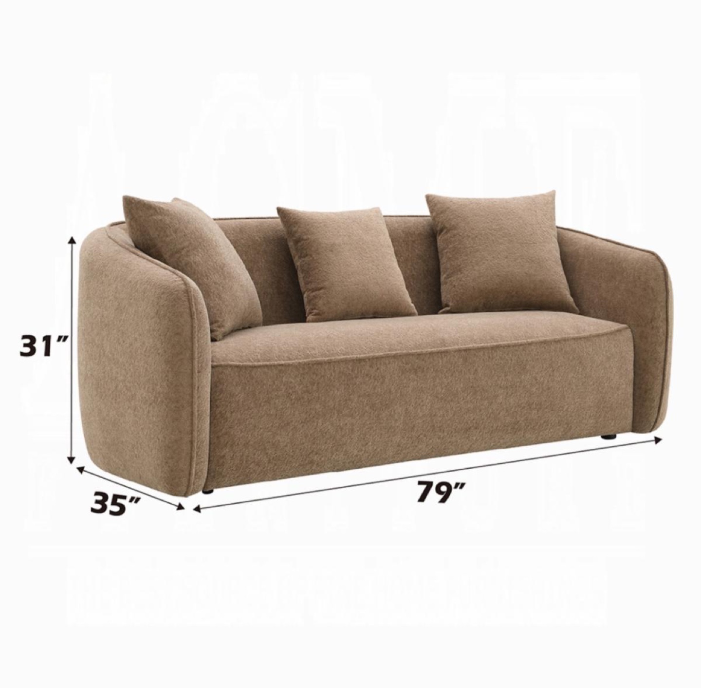 Brand new sofa and love seat in chenelle fabric - photo 4