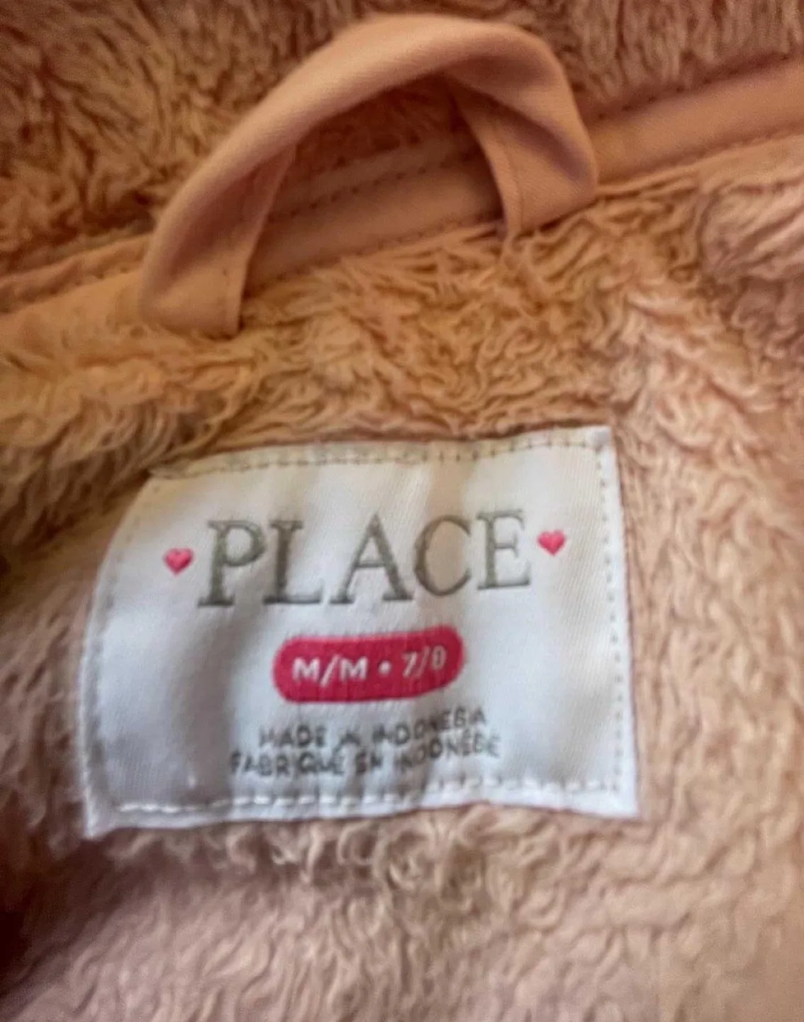 TCP Place Pink Fleece Jacket Size M/M 7/8 image indicator(2)