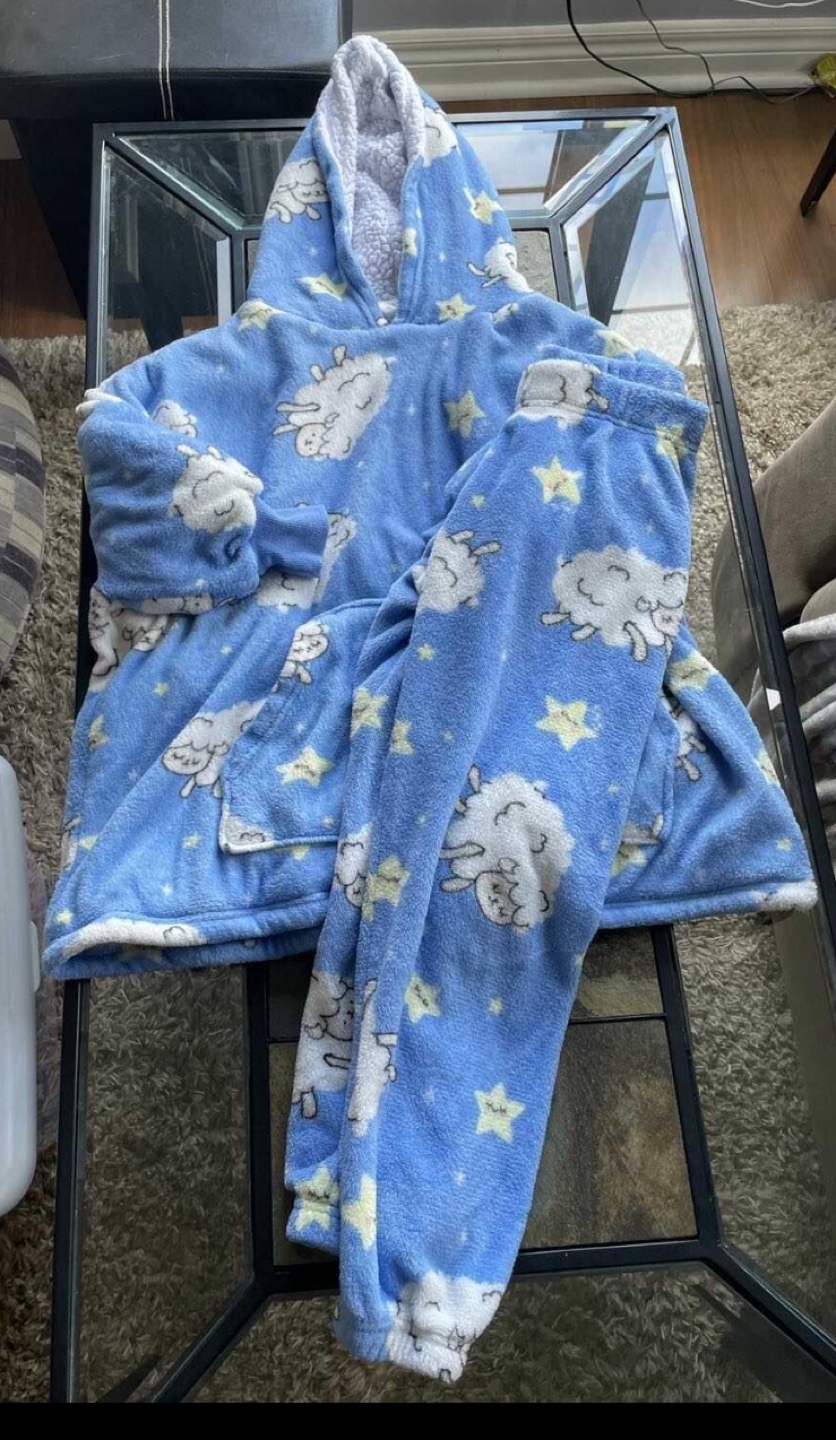 Urban Kids Fleece Hoodie & Pants- top small pants medium
