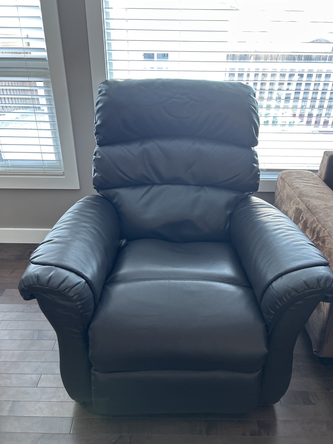 Black Leather Recliner