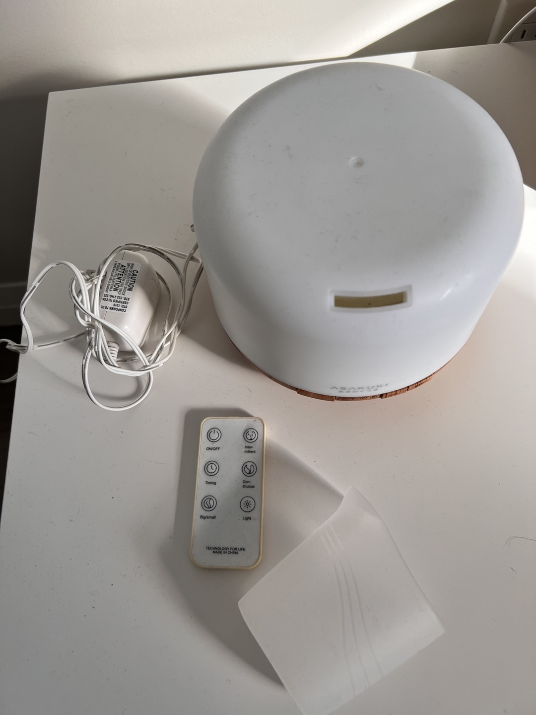 Asakuki Essential Oil Diffuser with Remote
