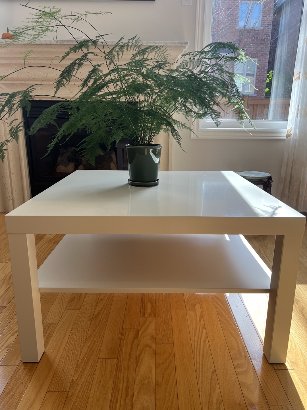 🤍White Coffee Table with Shelf ☕️ - photo 3