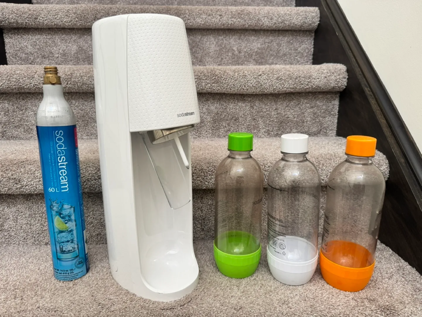 SodaStream Sparkling Water Maker with 3 Bottles thumbnail
