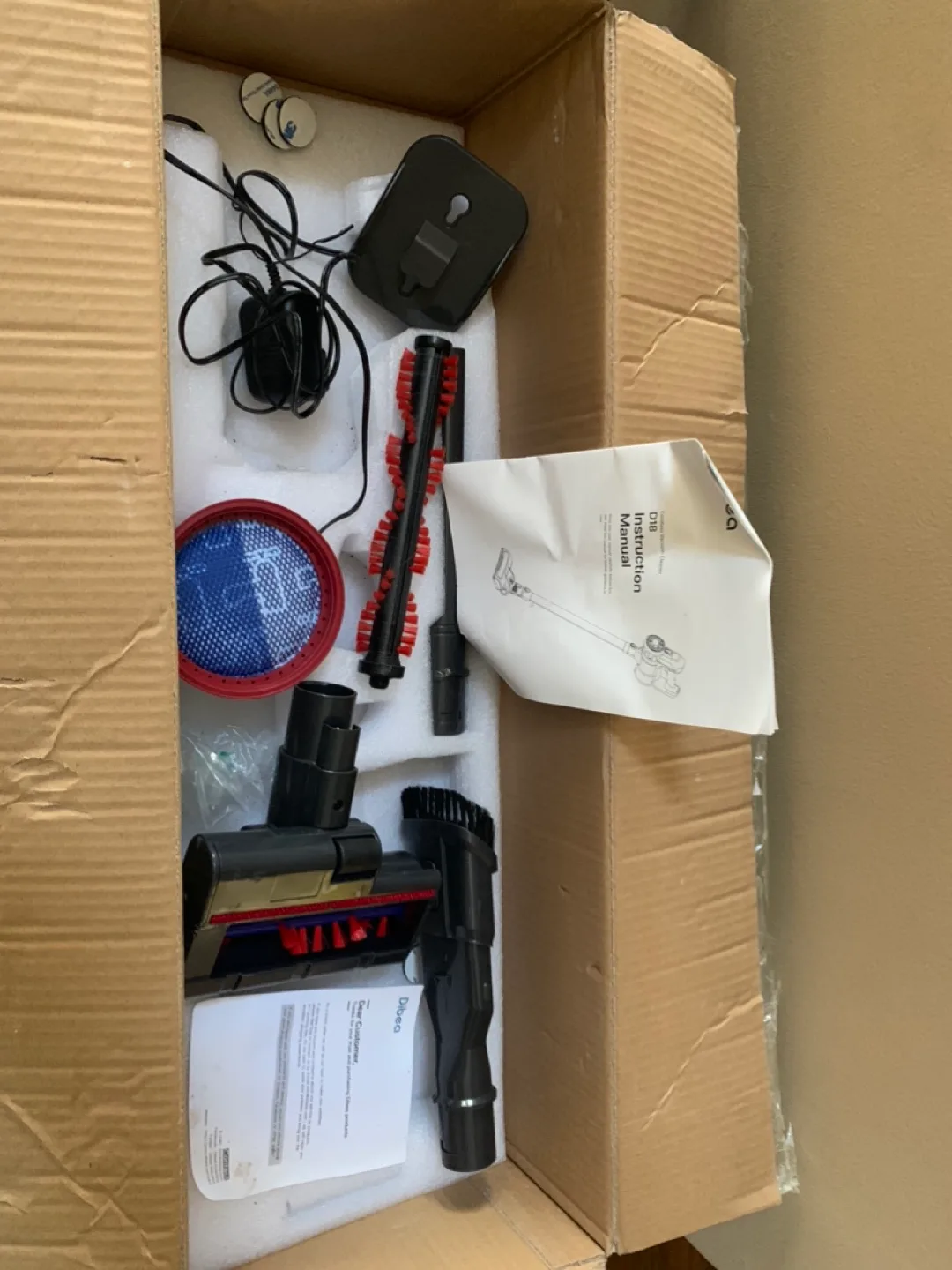 DIBEA Cordless Stick Vacuum Cleaner image indicator(2)