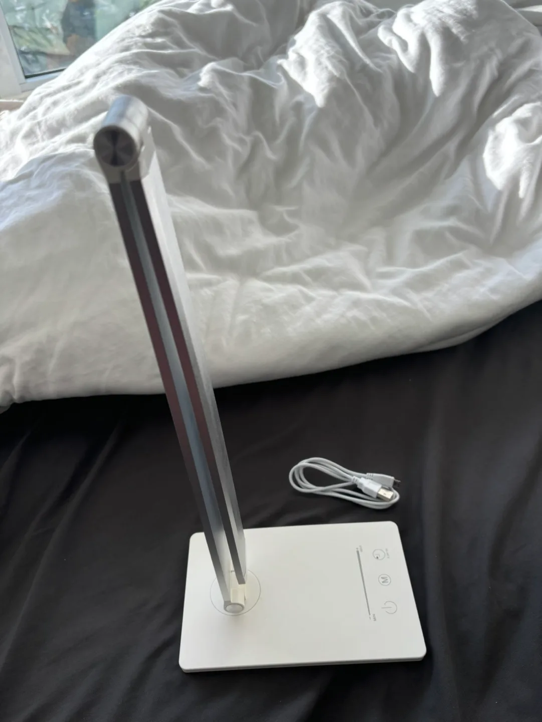 🧡 Desk Lamp - Foldable, USB image indicator(8)