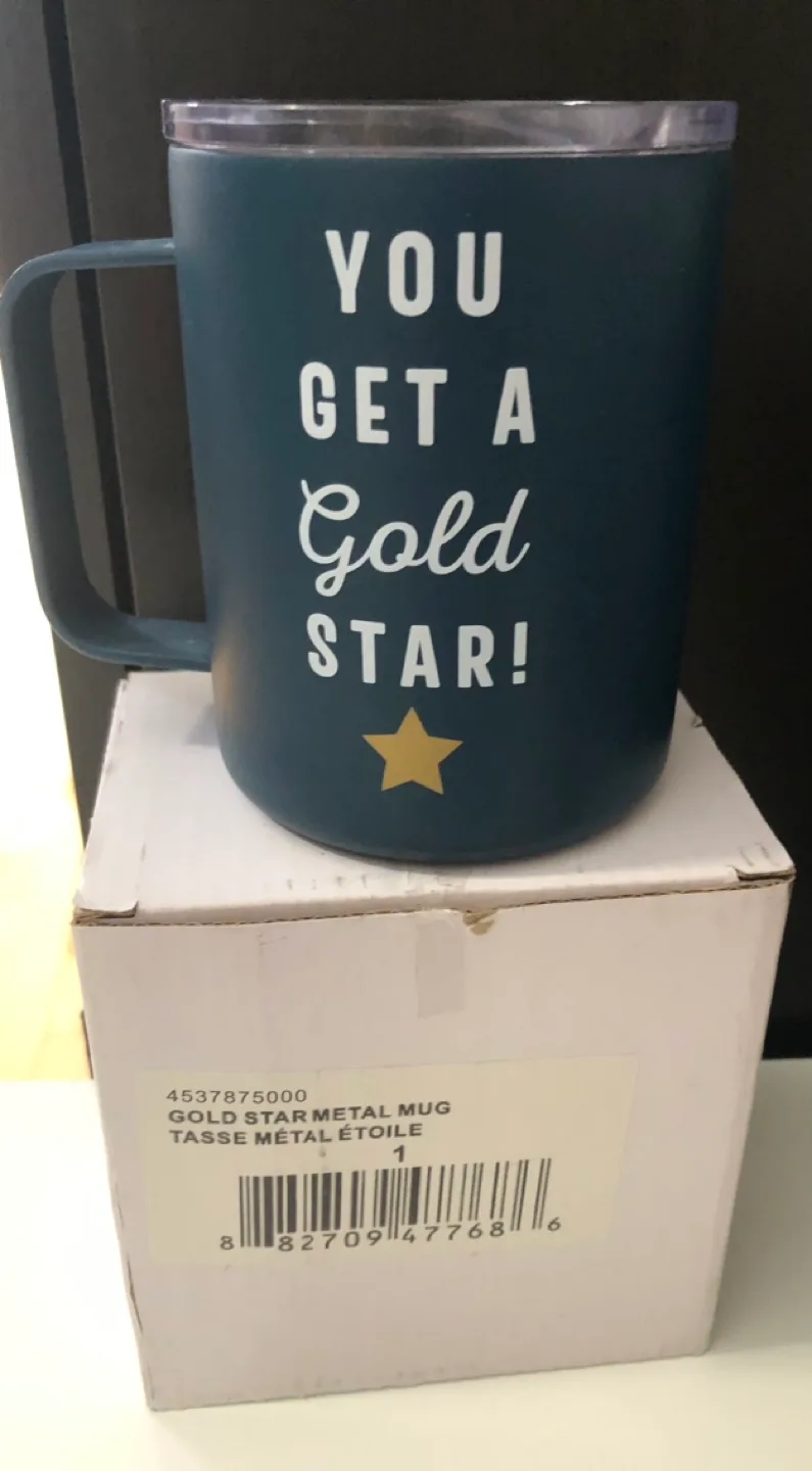 Gold Star Metal Mug image indicator(2)