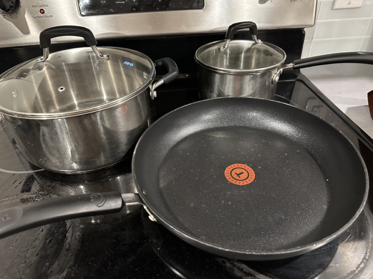Frying Pan and Pots