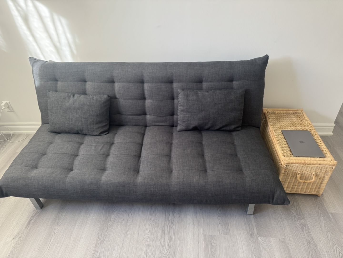 STRUCTUBE Grey Sofa Bed