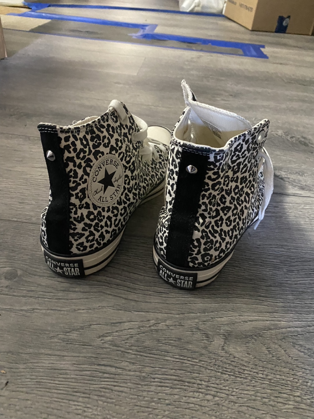 Animal Print Converse All Star High Top Sneakers - photo 3