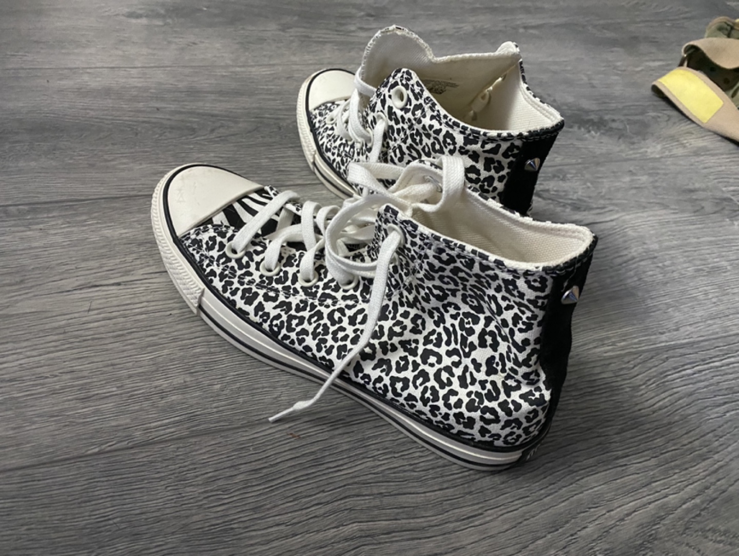 Animal Print Converse All Star High Top Sneakers - photo 2