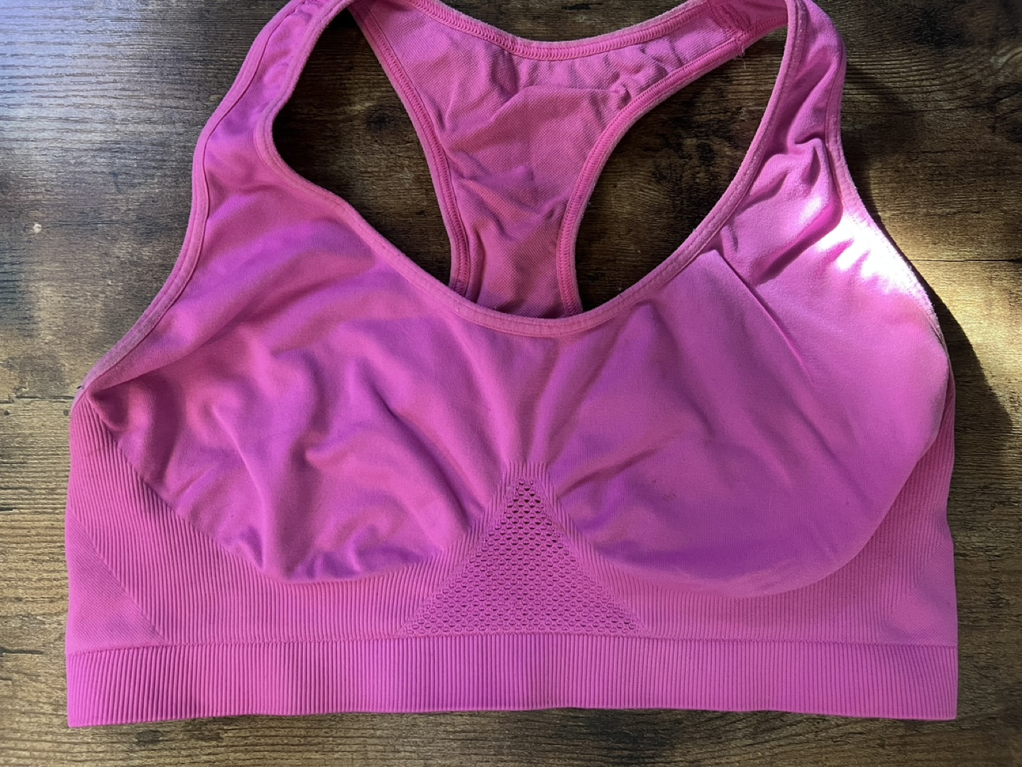 Pink Victoria's Secret Seamless Sports Bra
