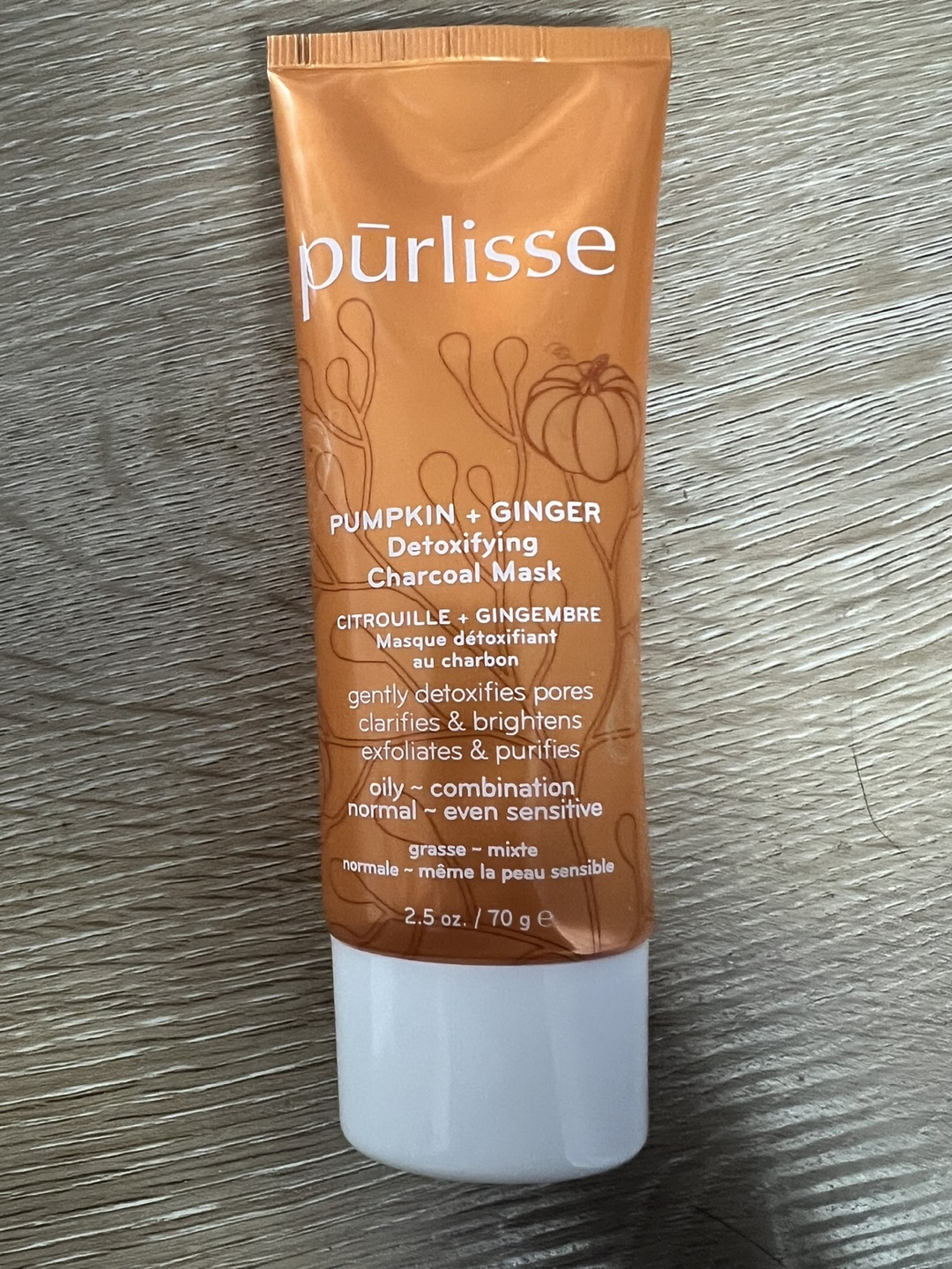 Pürlisse Pumpkin + Ginger Detoxifying Charcoal Mask - photo 5