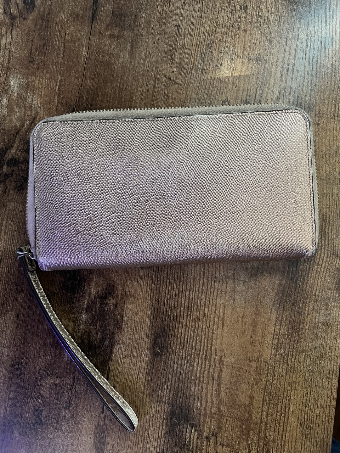 Kate Spade Rose Gold Zip Around Wallet - photo 2