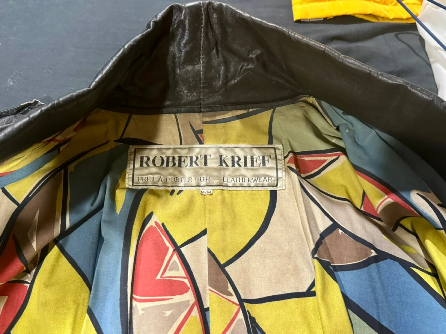 Vintage Robert Krieff Leather Jacket with Fringe image indicator(4)