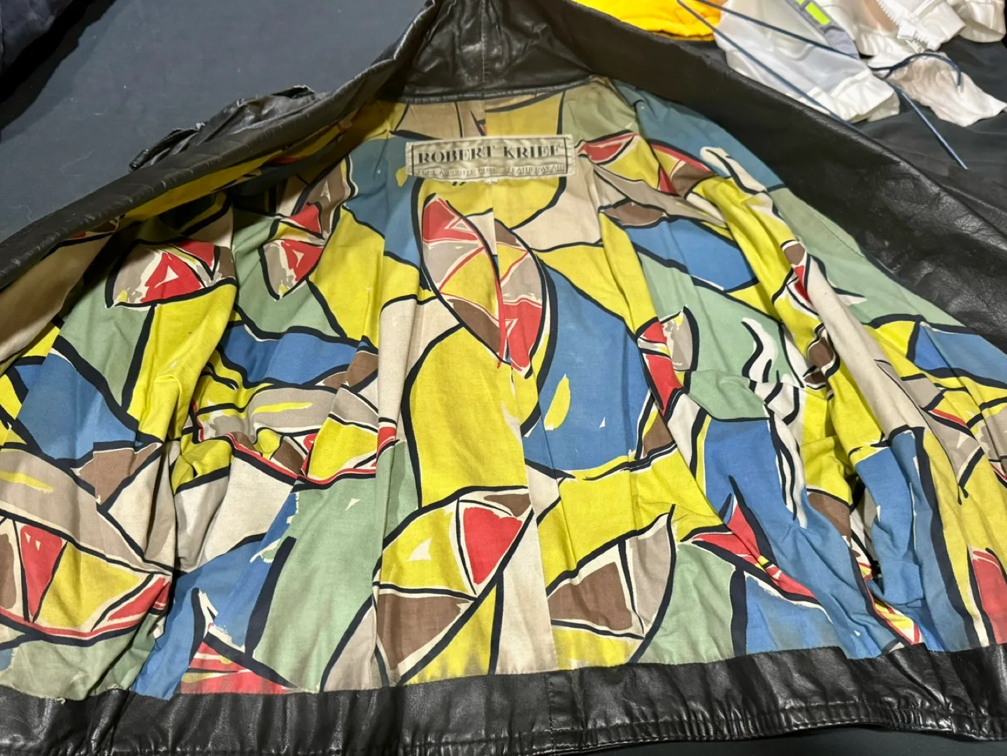 Vintage Robert Krieff Leather Jacket with Fringe image indicator(5)