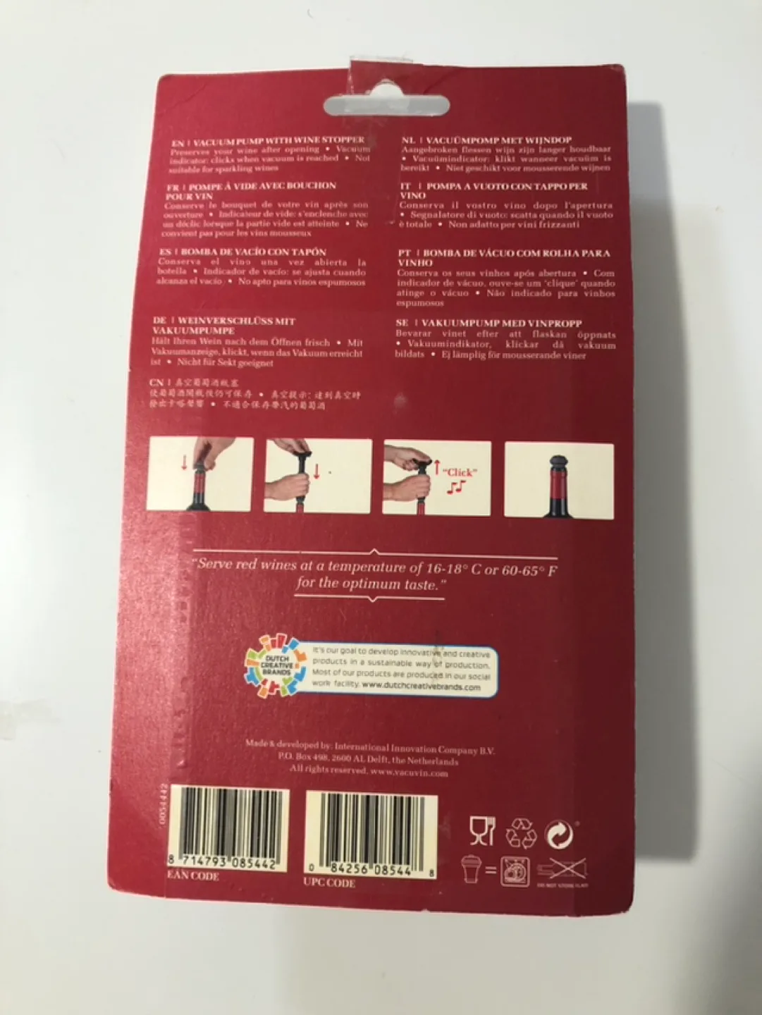 🆕Vacu Vin Wine Saver image indicator(2)