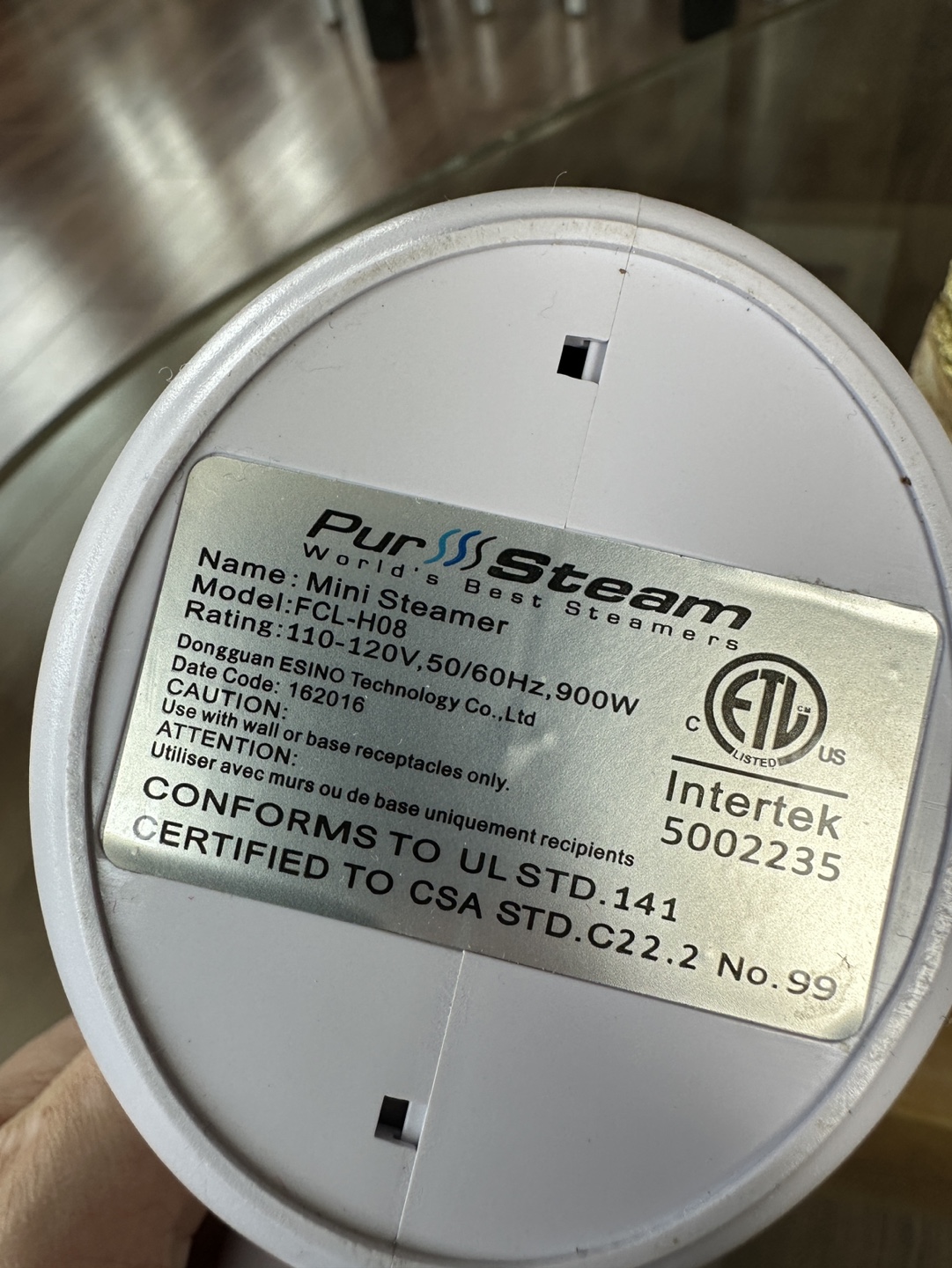 PurSteam Mini Steamer - photo 4