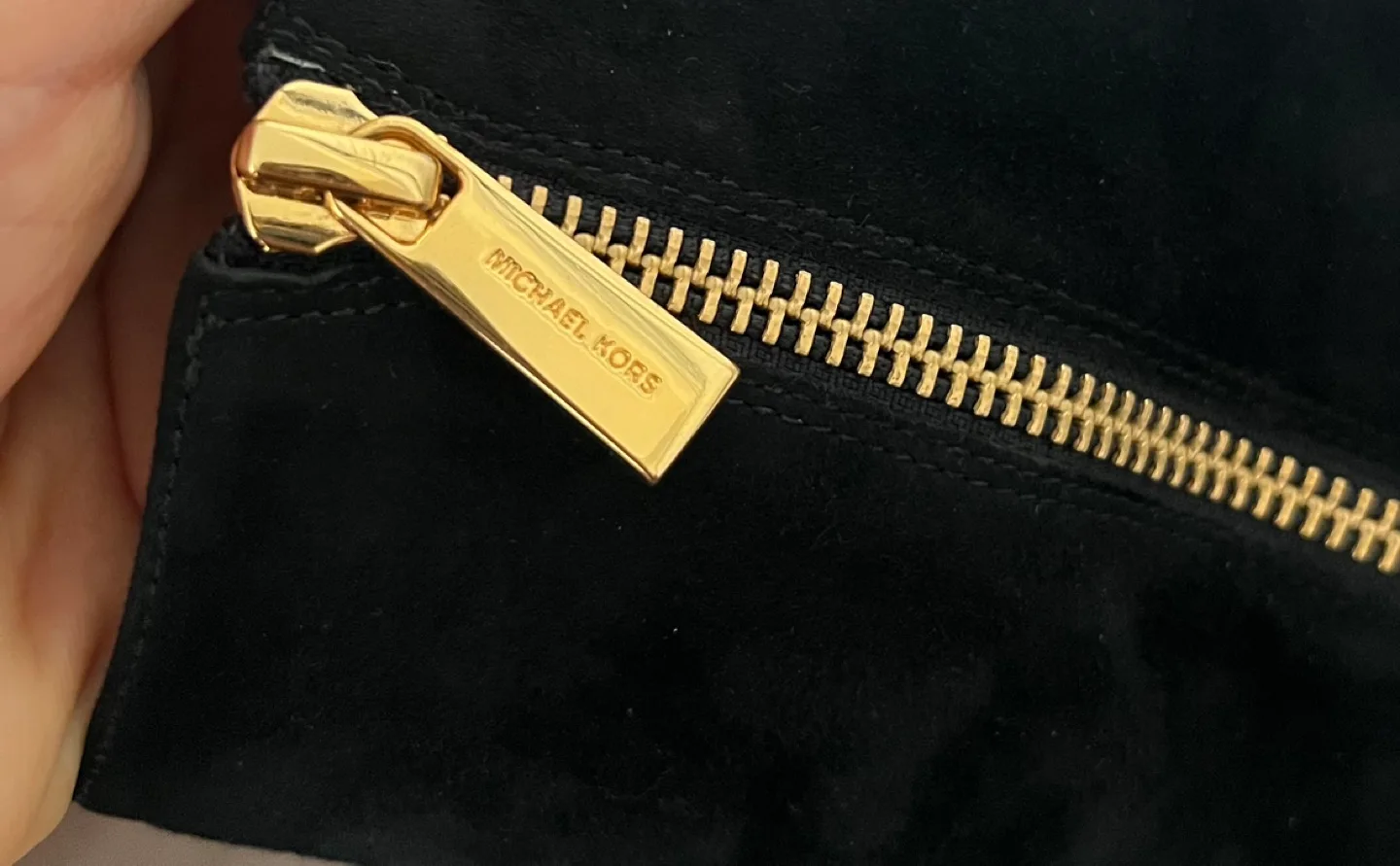 Michael Kors Black Suede Boots image indicator(4)