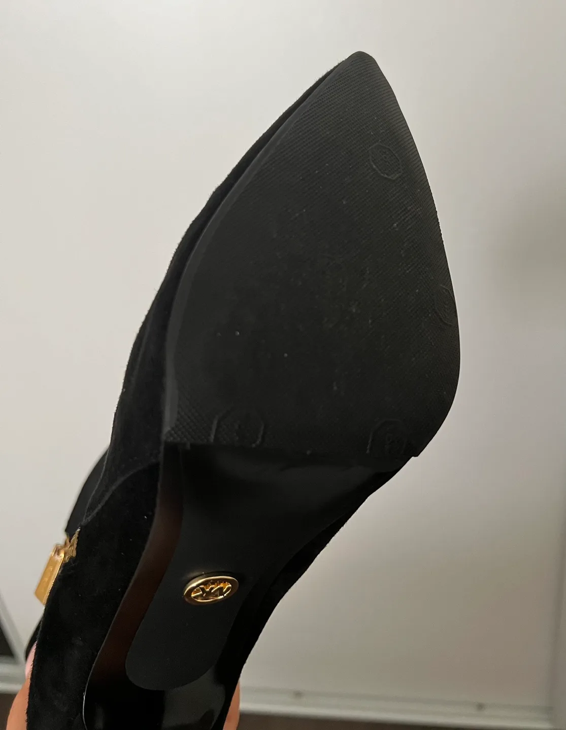 Michael Kors Black Suede Boots image indicator(5)