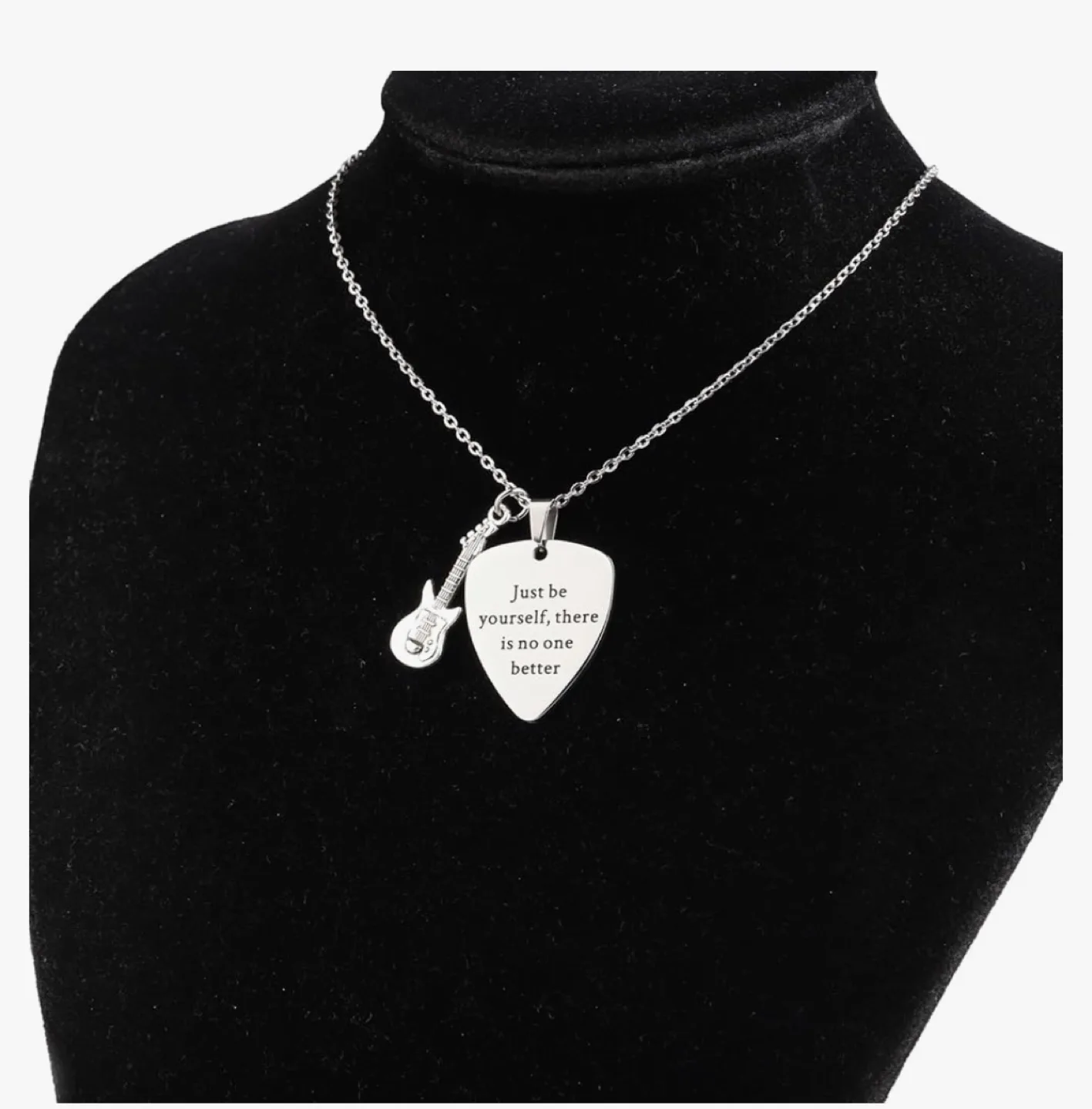 Taylor Swift Quote Guitar Pick Necklace image indicator(2)