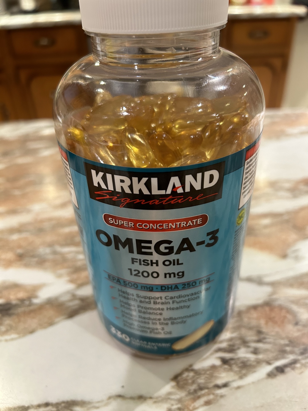Kirkland Signature Omega-3 Fish Oil 1200mg