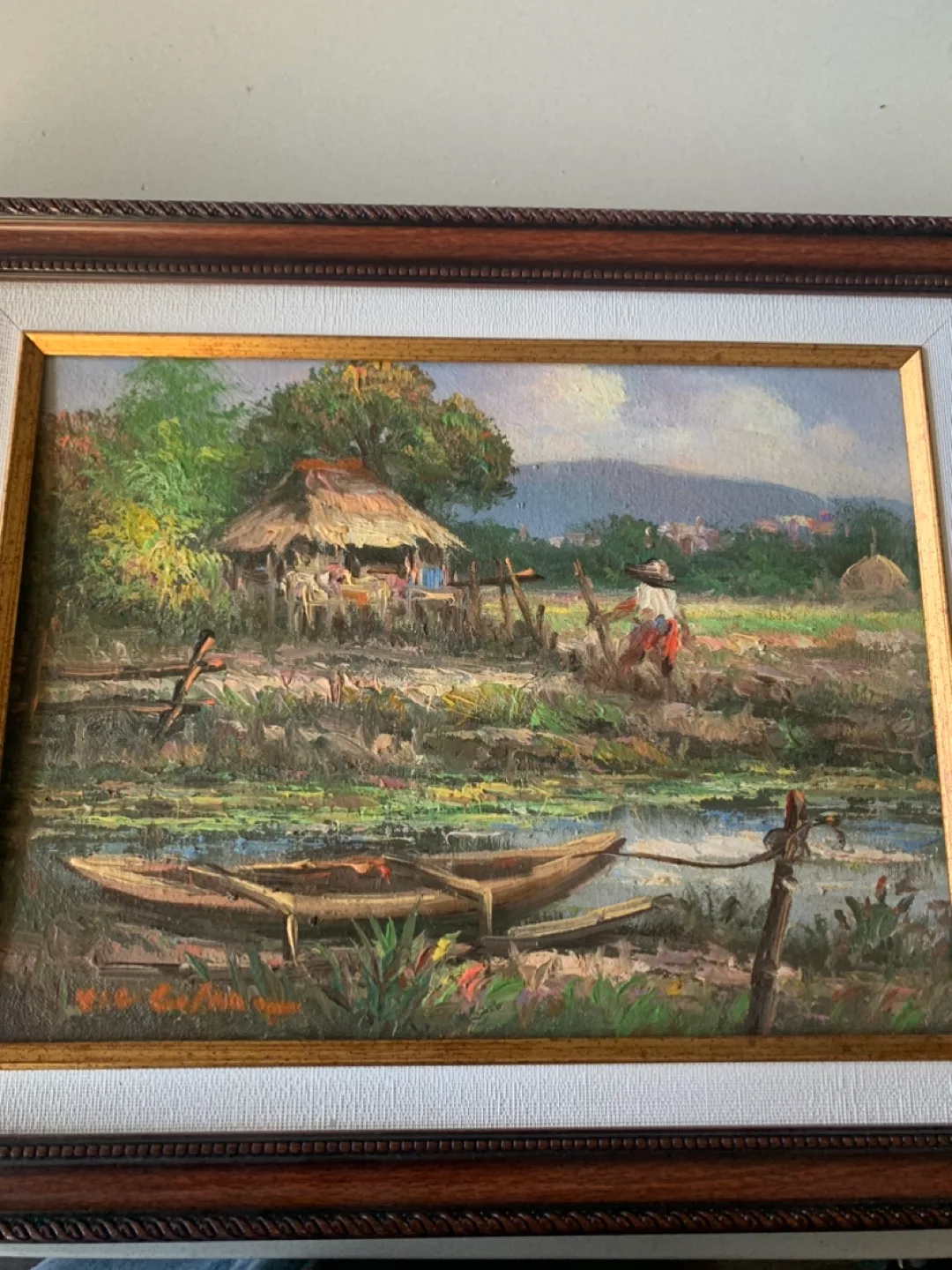 New framed painting from the Philippines image indicator(4)