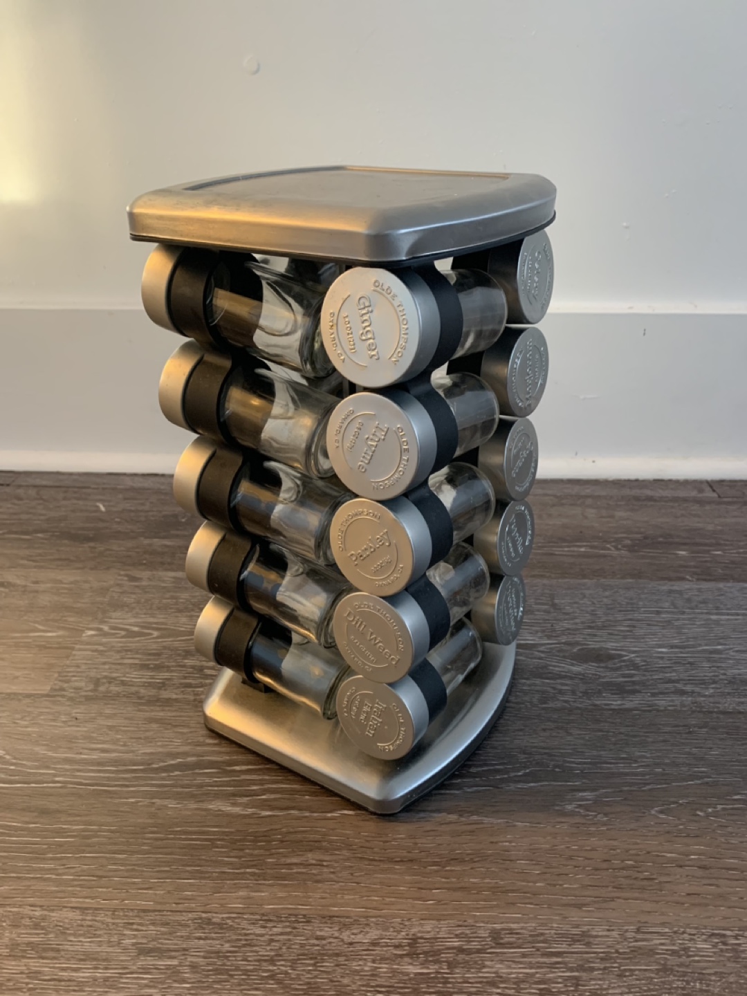 Spice Rack with Jars