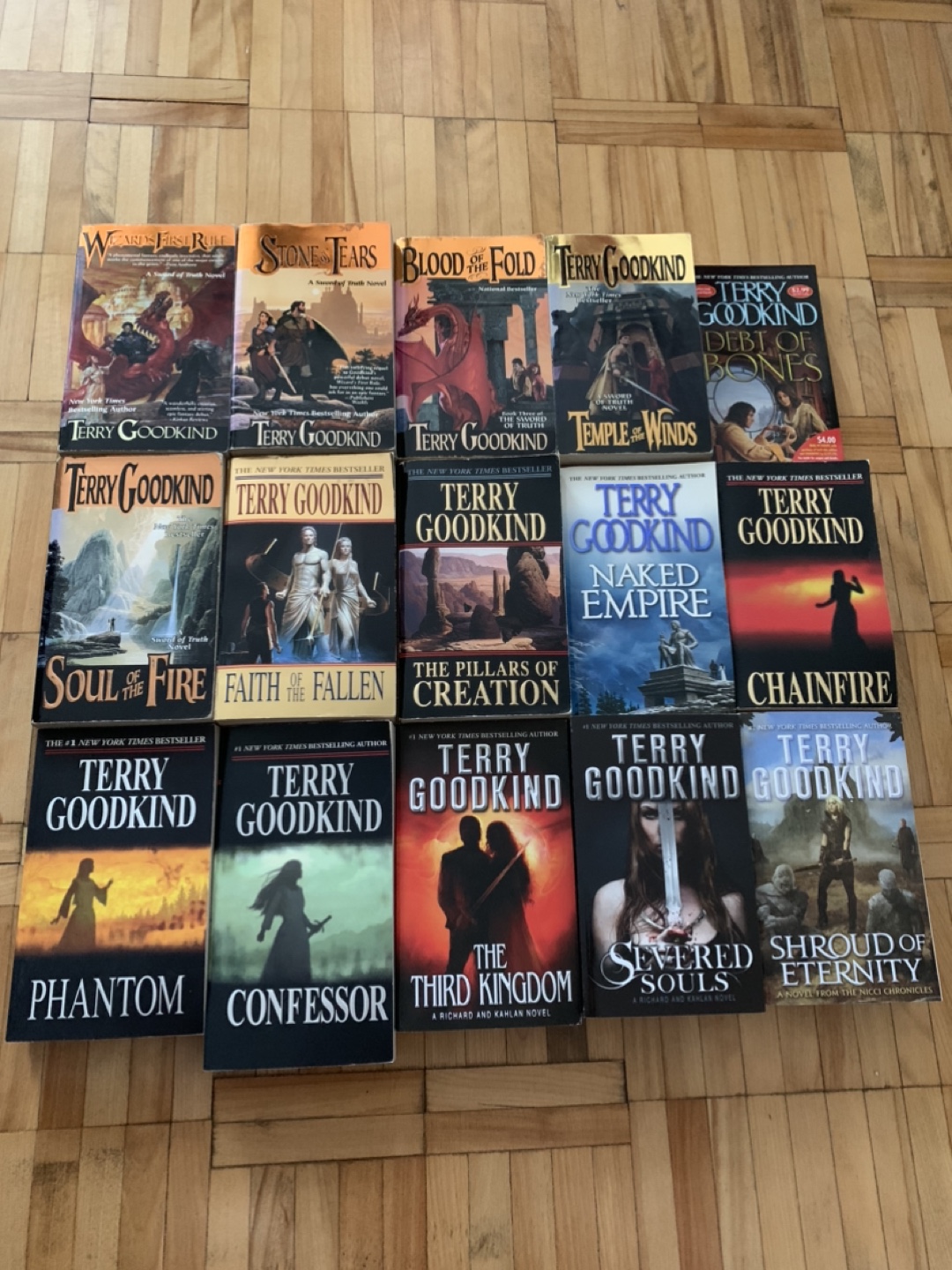 Terry Goodkind's Sword of Truth Series Books
