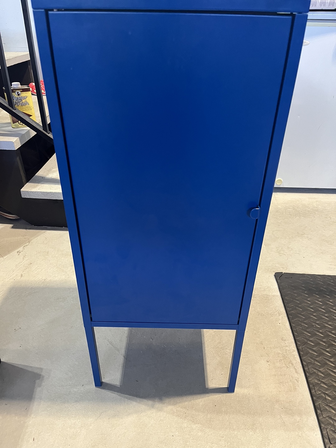 IKEA Blue Metal Cabinet