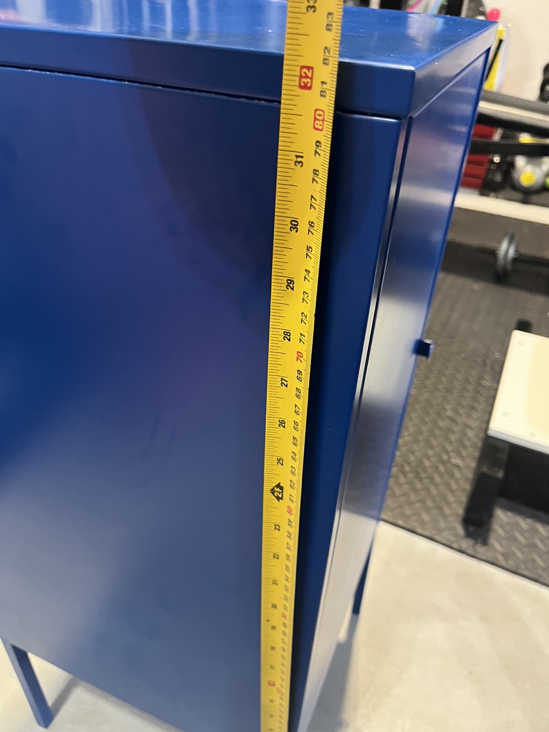 IKEA Blue Metal Cabinet - photo 5