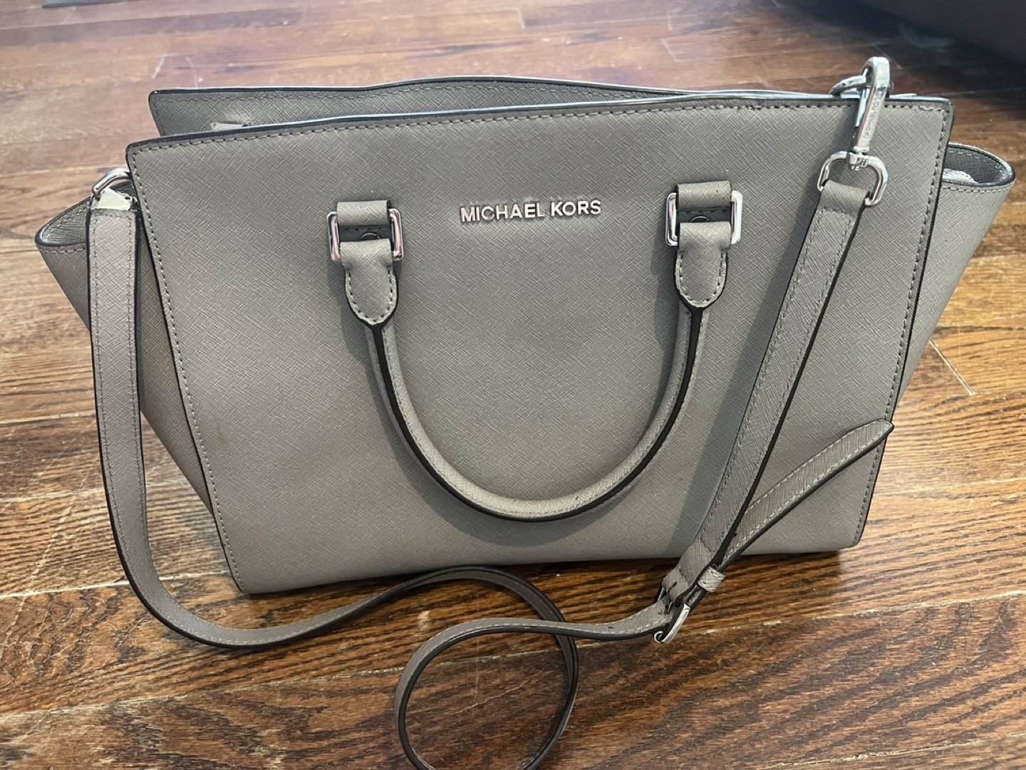 Michael Kors Grey Handbag