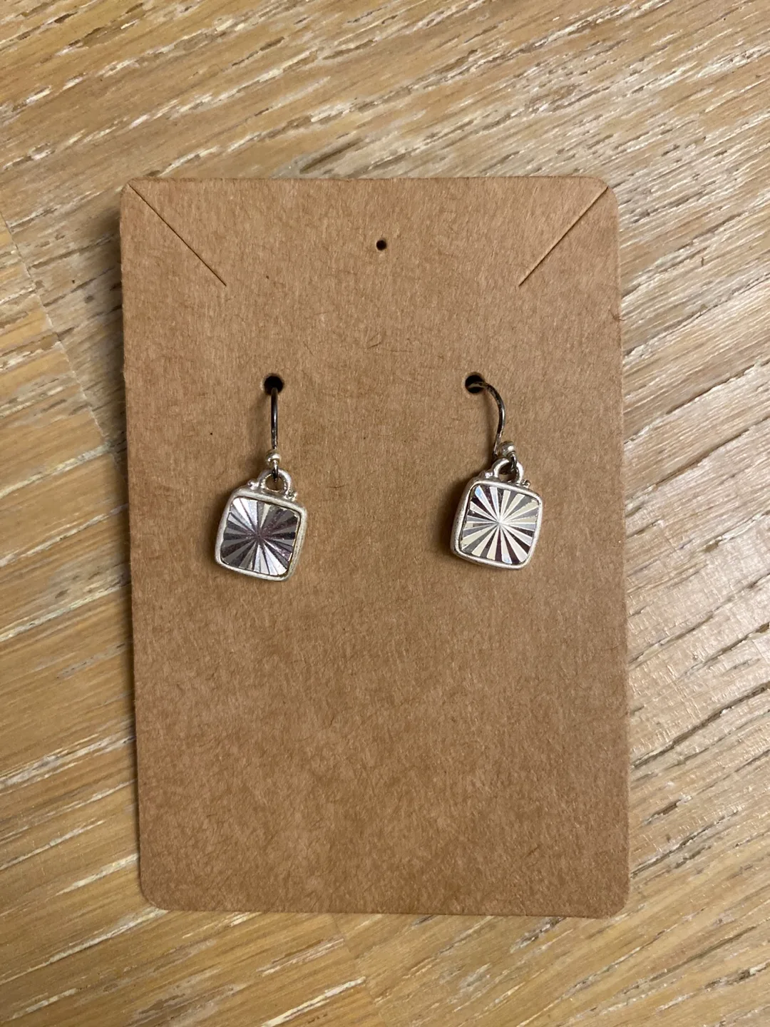 🧡Silver Square Earrings thumbnail